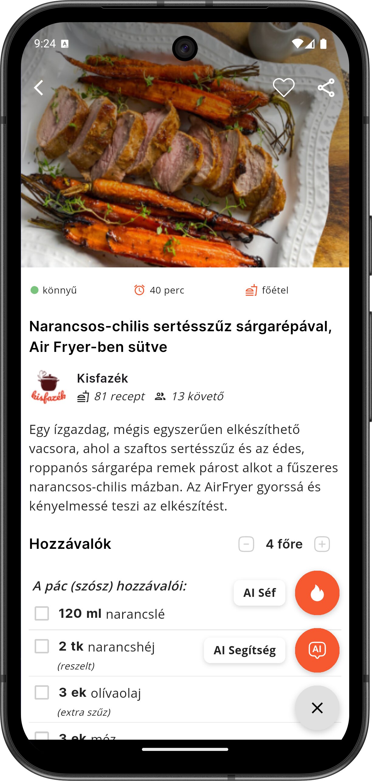 Megosztandó receptek