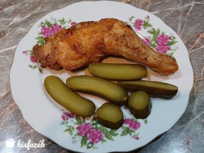 Szójaszószban pácolt csirke comb