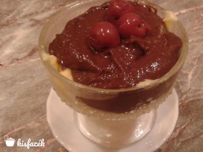 Meggyes dupla puding