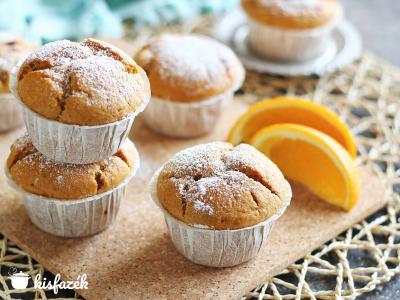 Narancsos édesburgonya muffin