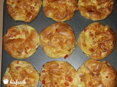 Sonkás muffin
