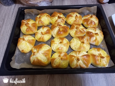 Túrós batyu kelt tésztából