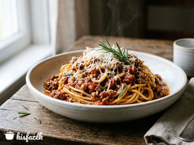 Bolognai spagetti mélyebb ízekkel