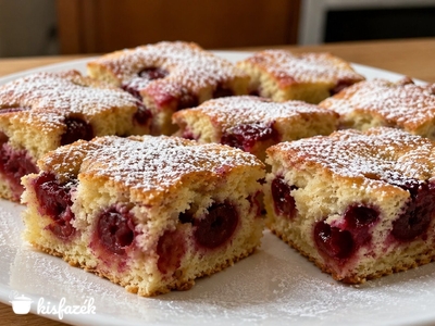 Retró meggyes pite