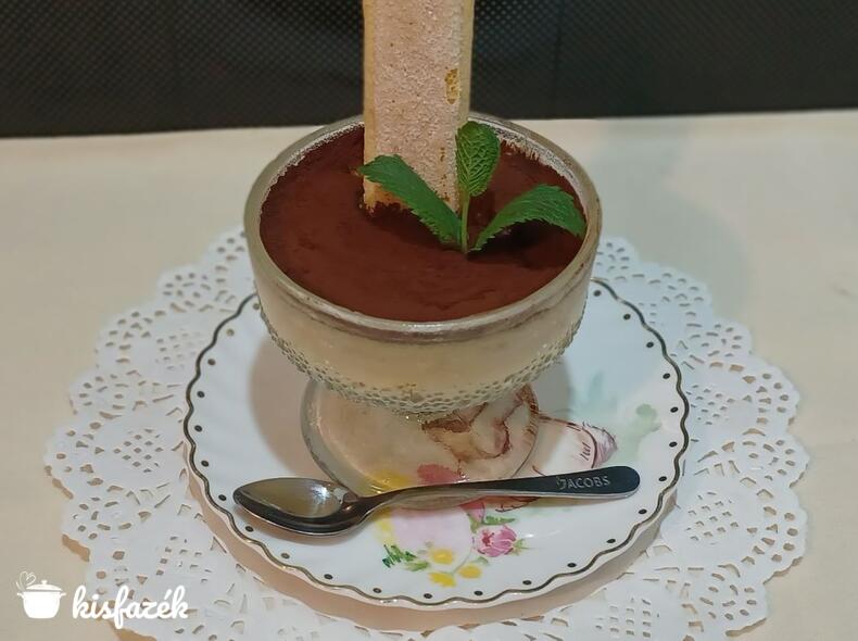 Tiramisu pohárkrém