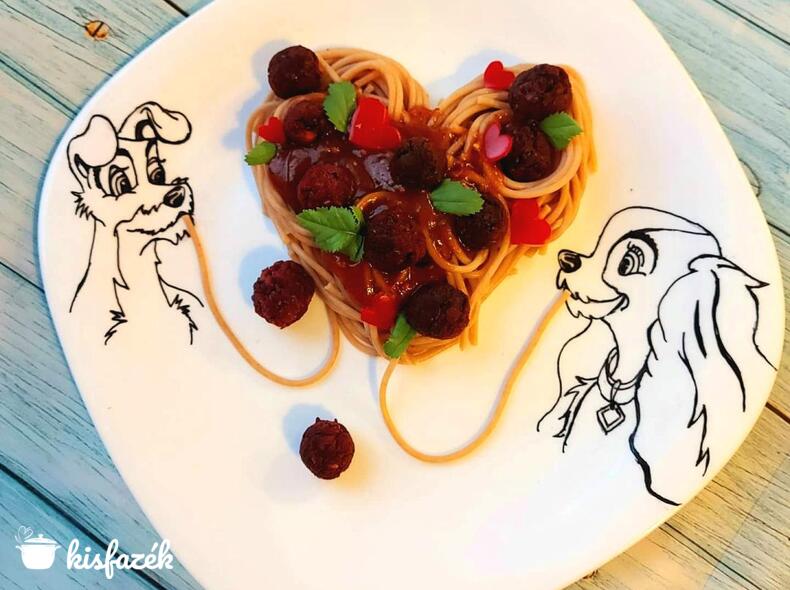 Húsgombócos spagetti (al'a Susi és Tekergő)