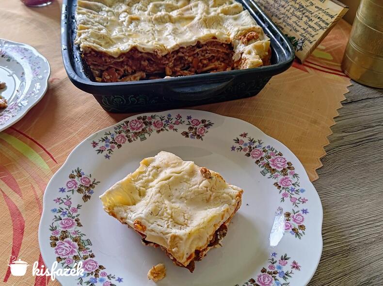 Házi lasagne recept