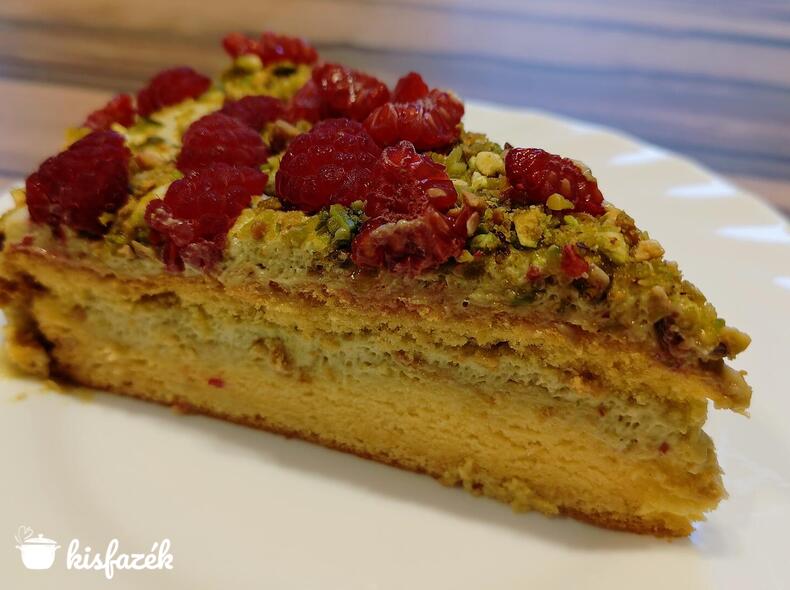 Málnás mascarpone torta