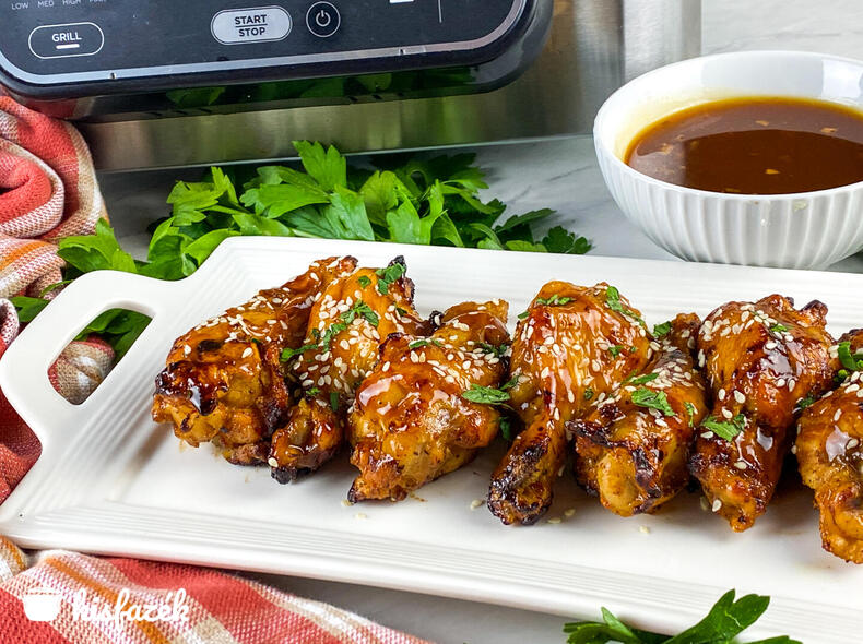 Teriyaki csirkeszárnyak Air Fryer-ben