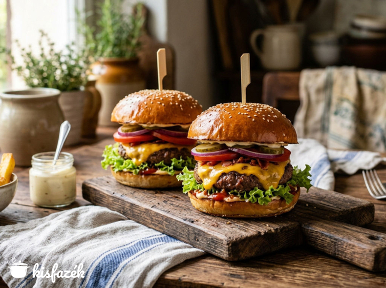 Házi hamburger, ami tényleg szaftos