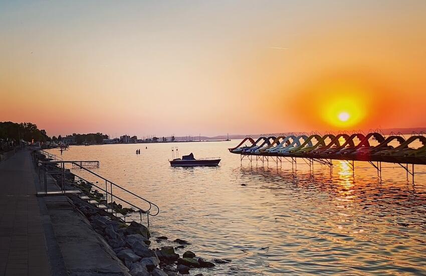 Balaton naplemente