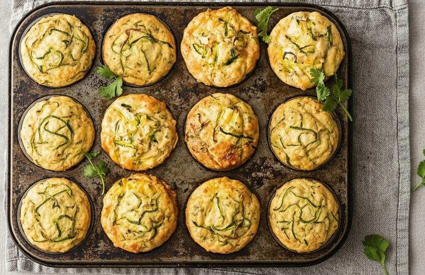 Tojásos-zöldséges muffin