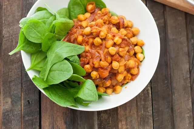 Csicseriborsó-curry recept