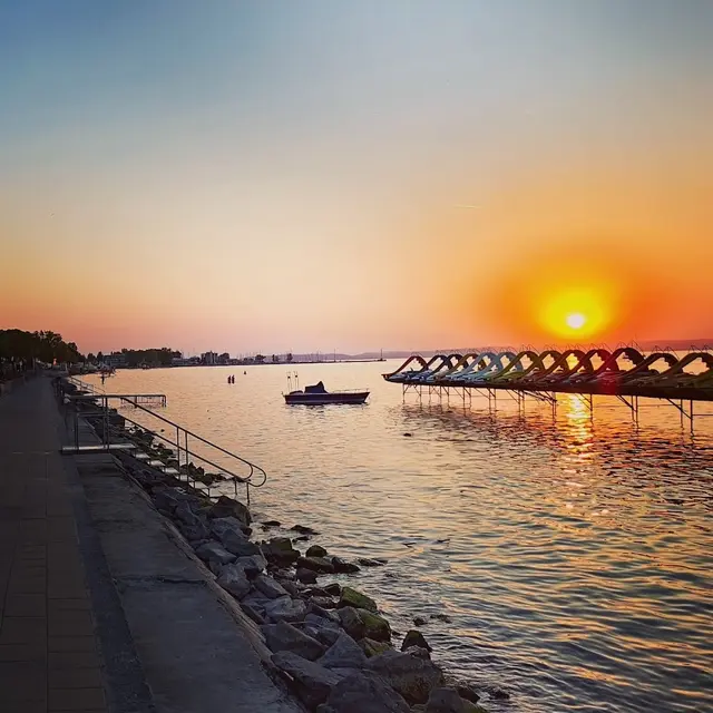 Balaton naplemente