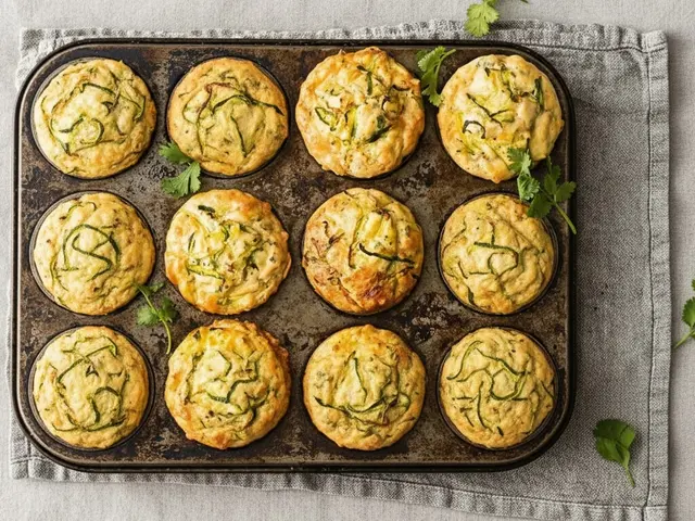 Tojásos-zöldséges muffin