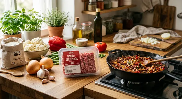 Darált húsból főétel egyszerűen