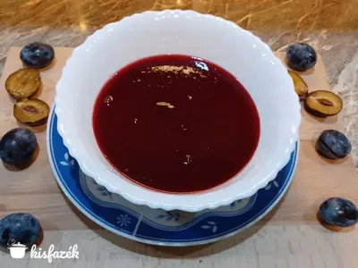 Cibere vörös szilvából