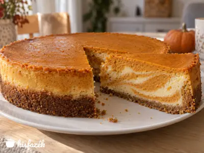 Zebracsíkos sütőtökös sajttorta