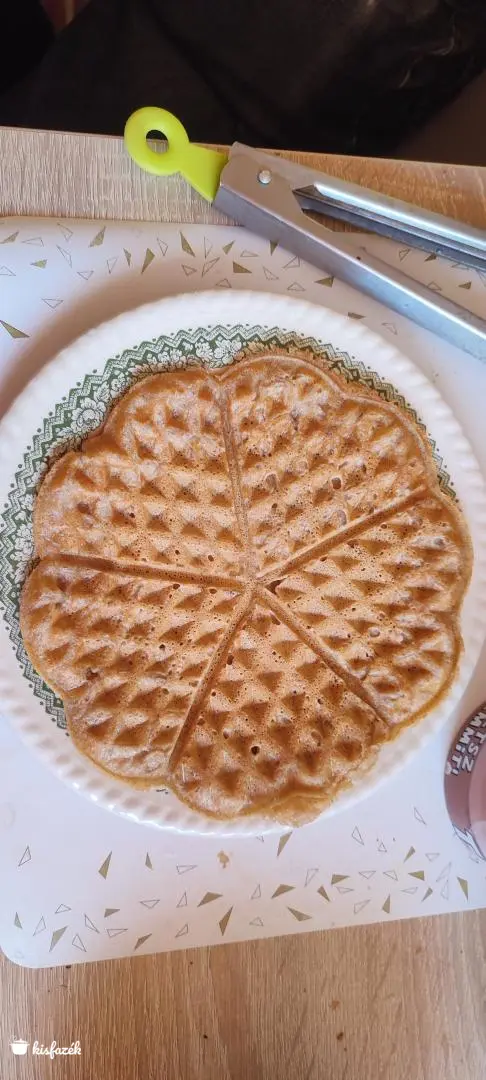 Teljes kiőrlésű gofri