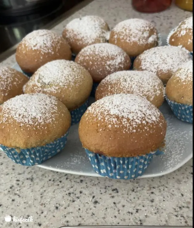 Áfonyás muffin