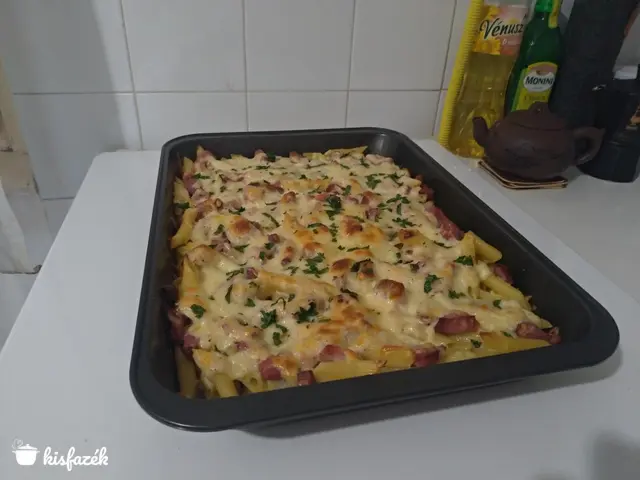 Sajtos-tarjás, rakott tészta