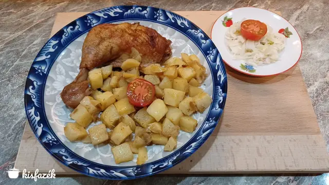 Csirkecomb pékné módra