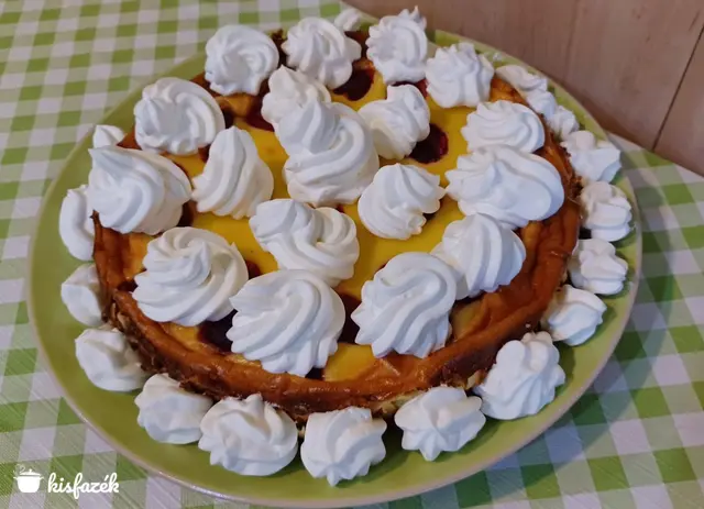 Málnás sajttorta 