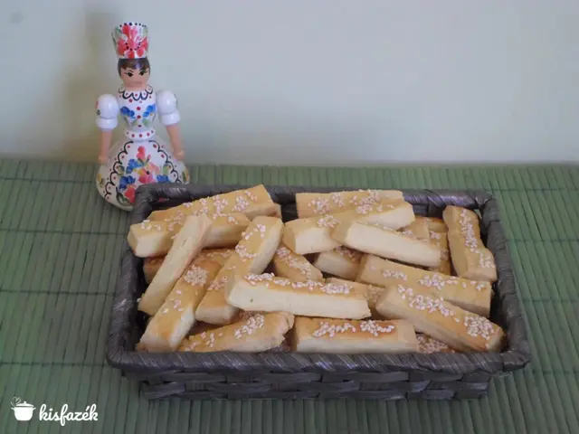 Szezámmagos-vajas rúd