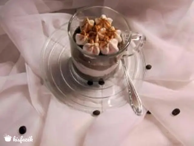 Kávés chia puding