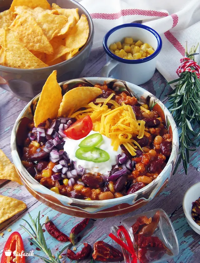 Mexikói chilis bab