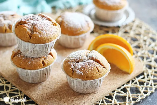 Narancsos édesburgonya muffin