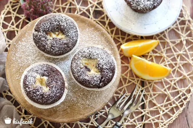 Narancsos mascarponés muffin