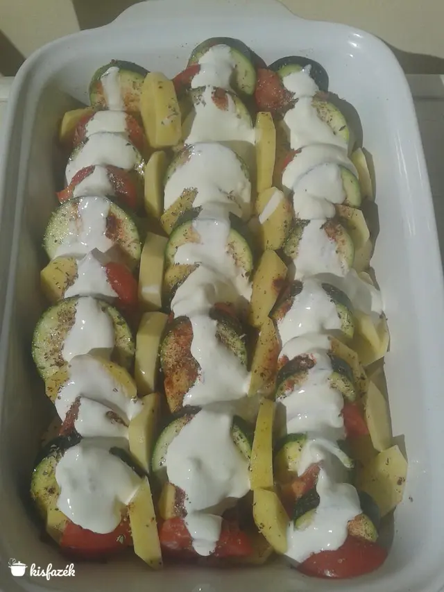 Cukkini rakottas