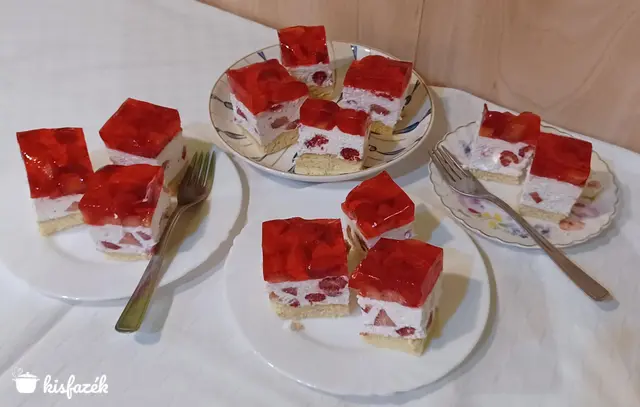 Epres tejszínes túró szelet