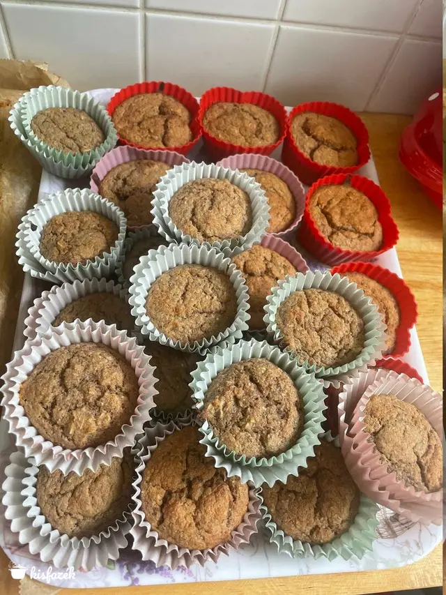 Egészséges zabmuffin