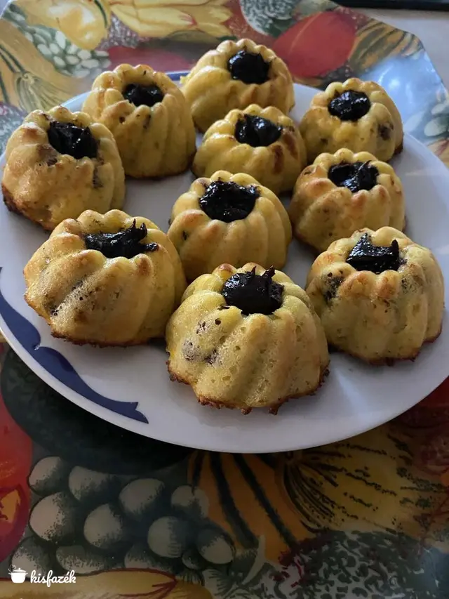 Szilvalekváros muffin