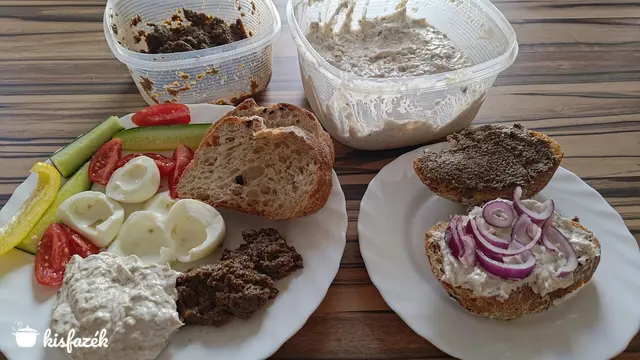 Gombakrém és tonhalkrém