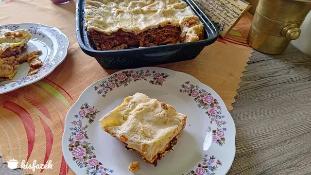 Házi lasagne recept