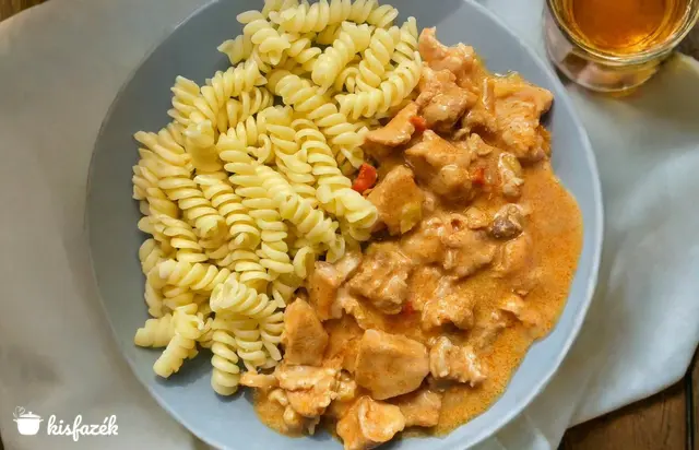 Csirkepaprikás csirkemellből