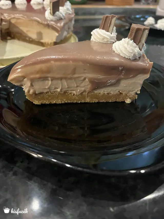 Sütés nélküli Kinder sajttorta