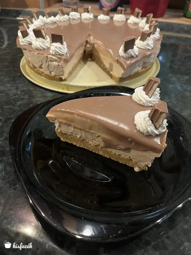 Sütés nélküli Kinder sajttorta