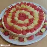 Színes dinnyetorta sajtkrémes túróval