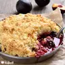Szilvás morzsasüti (crumble)