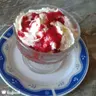 Málnás-mascarponés pohárkrém