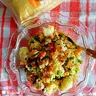 Csirkemell zöldséges kölessel