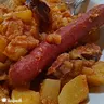 Kolbászos-virslis paprikás krumpli