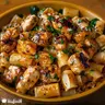 Cajun csirkés rigatoni
