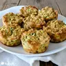 Bababarát cukkínis-sajtos muffin