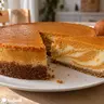 Zebracsíkos sütőtökös sajttorta